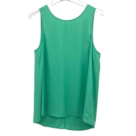 Everly Green Split Back Tank Size L - Picture 3 of 7